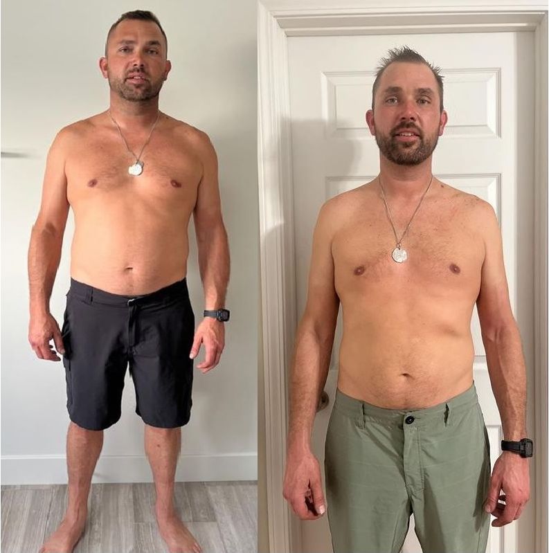 Darren shed 18 lbs in 3 months!